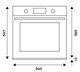 Встраиваемый электрический духовой шкаф Bertazzoni F6011MODPTZ - фото 51903