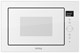 Встраиваемая микроволновая печь Korting KMI 825 TGW - фото 55343