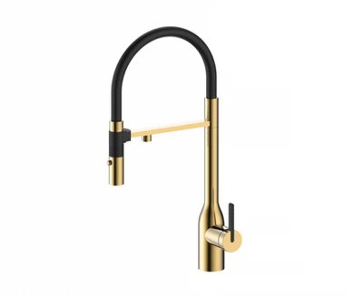 Смеситель из металла Paulmark Magneto One, смеситель, светлое золото ma213188-lg