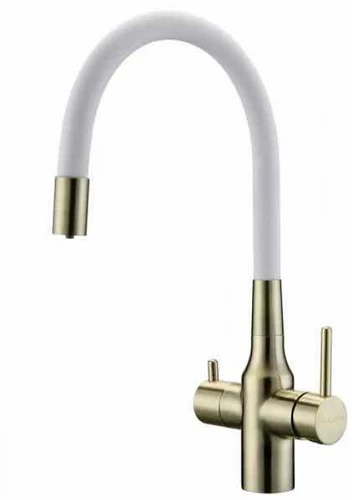 Смеситель для кухни Paulmark Salix бронза/черный Sa213419-BR sa213419-br