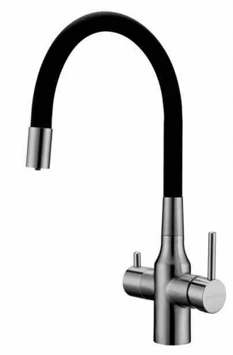 Смеситель для кухни Paulmark Salix никель Sa213419-NI sa213419-ni