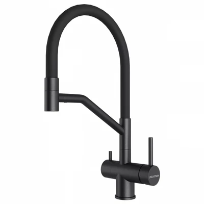 Смеситель для кухни Paulmark RUBERT Ru213175-BLM черный ru213175-blm