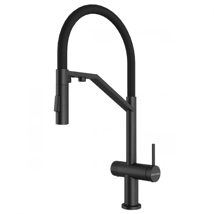 Смеситель для кухни Paulmark ZENDER Ze213155-BLM черный ze213155-blm