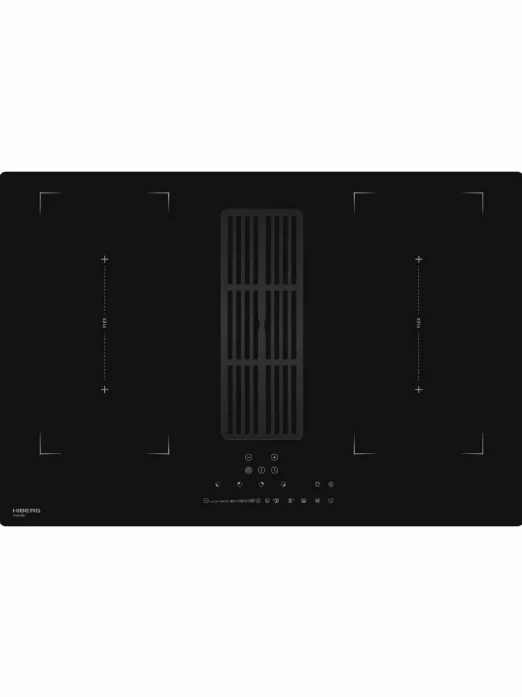 Индукционная варочная поверхность HIBERG с вытяжкой i8-VM8 B (80см, инверторная) i8-vm8 b
