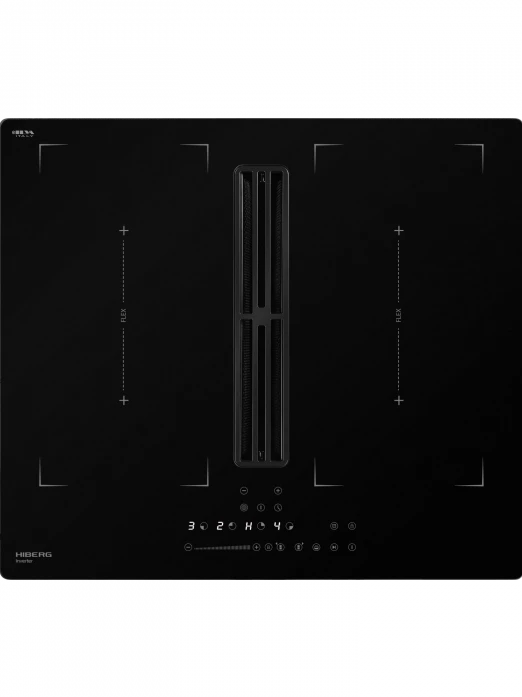 Индукционная панель с вытяжкой Hiberg i6-VM8 B (60см) i6-vm8 b
