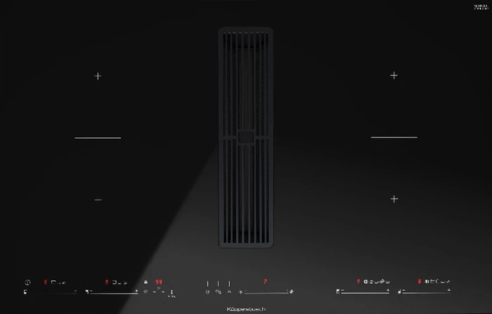 Варочная панель с вытяжкой Kuppersbusch KMI 8590.0 SR Black Chrome kmi 8590.0 sr black chrome