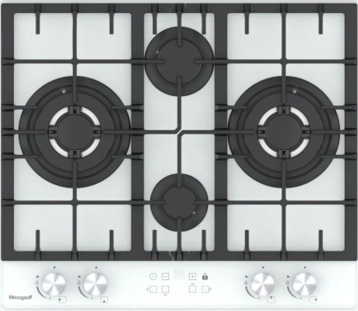 Газовая панель Weissgauff HGG 642 BGW Double Wok Timer 440446 440446