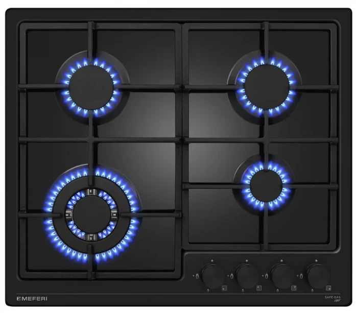 Газовая варочная панель Meferi MGH604BK LIGHT mgh604bk light