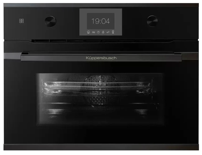 Компактный духовой шкаф с микроволнами Kuppersbusch CBM 6350.0 S2 Black Chrome 00-00004696