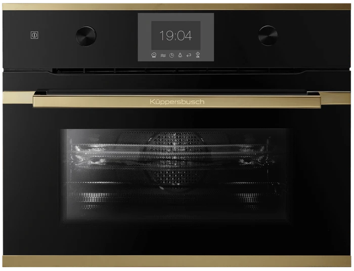 Компактный духовой шкаф с микроволнами Kuppersbusch CBM 6350.0 S4 Gold 00-00004698