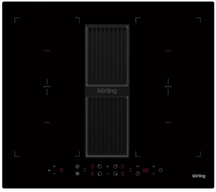 Индукционная варочная панель с интегрированной вытяжкой Korting HIBH 68980 NB 00000020708