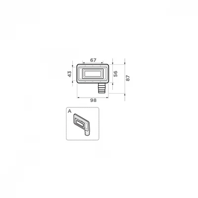 Перелив для кухонной мойки Omoikiri OV-2-GB 4956769 4956769