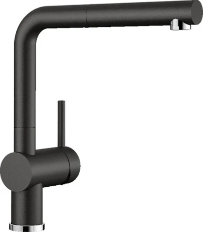 Смеситель Blanco LINUS-S 526148 Silgranit черный 526148
