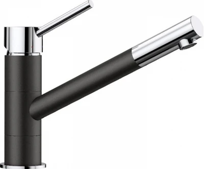Смеситель Blanco Kano 526175 Silgranit черный 526175