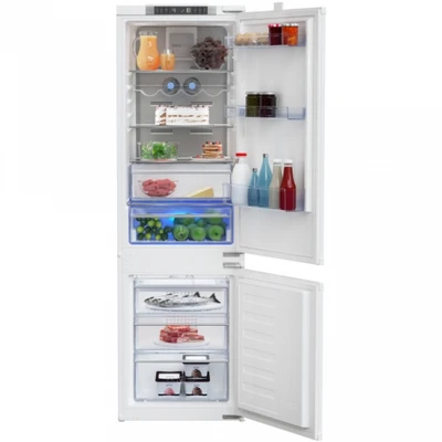 Двухкамерный холодильник встраиваемый Beko BCNA275E3S, белый 7523020054