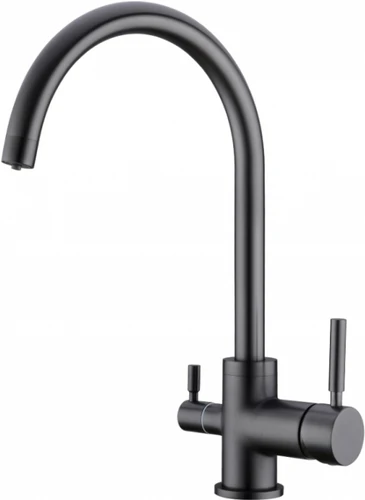 Emar ECB-3007 PVD Dark, смеситель, вороненая сталь ecb-3007 pvd dark