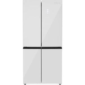 Холодильник Zugel ZRCD430W белое стекло 465078