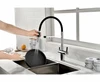 Смеситель из металла Paulmark GRAVITY, смеситель, хром, черный шланг gr213888-cr