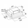 Комплект для рециркуляции потолочных вытяжек Falmec KACL.939#BF kacl.939#bf