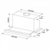 Встраиваемая вытяжка Bertazzoni KTE60MOD1B kte60mod1b