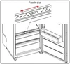 Встраиваемый холодильник Bertazzoni LRD603UBNPVC/20 lrd603ubnpvc/20