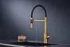 Смеситель для кухонной мойки Paulmark Magneto One Ma213188-BG, с подключением к фильтру, нержавеющая сталь ma213188-bg