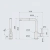 Смеситель Falmec PURE STEEL CORNER mpsc.00#ssf
