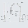 Смеситель Falmec TREVI PRO черный матовый mtrp.00#mbf