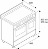 Варочный центр Bertazzoni PRO96L2ENET pro96l2enet