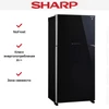 Двухкамерный холодильник Sharp SJ-XG 60 PGBK sjxg60pgbk