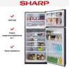 Двухкамерный холодильник Sharp SJXP59PGRD sjxp59pgrd