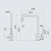 Смеситель Falmec EASY SQUARE черный матовый meas.00#mbf