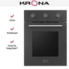 Газовый духовой шкаф KRONA STRETTO 45 BL stretto 45 bl