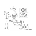 Сифон для мойки Omoikiri Omoikiri WK-1-R-IN (4956486) 4956486