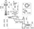Арматура для одночашевых моек с декоративной решеткой Omoikiri WK-1-LG 4956824 4956824