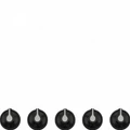 Набор ручек для варочных поверхностей Smeg  Linea 5MP1GOGB3 8017709334055