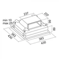 Комплект для рециркуляции потолочных вытяжек Falmec KACL.939#BF kacl.939#bf