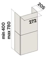 Дополнительный воздуховод Falmec KCTCN.001#B kctcn.001#b
