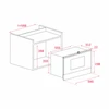 Встраиваемая микроволновая печь Teka ML 8220 BIS L LONDON BRICK BROWN 112030003