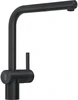 Смеситель Franke Atlas Neo Sensor выдвижной шланг черный матовый 115.0625.527