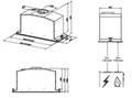 Встраиваемая вытяжка Bertazzoni KIN52MOD1XC/2 KIN52MOD1XC/2