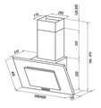 Кухонная вытяжка HOMSair BELL 60 черный ут000011169