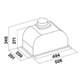 Встраиваемая вытяжка Falmec BUILT-IN 50 MAX WH cbin50.e10#zzzb460f