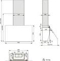 Вытяжка Falmec COVER WHITE CCFN85.E0P2#ZZZF460F ccfn85.e0p2#zzzf460f