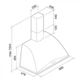 Вытяжка пристенная Falmec Classic Ginevra Boston Black 90 CGBN90.00#RAAJ461F cgbn90.00#raaj461f