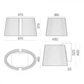 Островная вытяжка Falmec Marilyn E.Ion Is Ceramica White 66 см CEMI66.E0P6#ZZZX441F cemi66.e0p6#zzzx441f