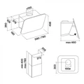 Вытяжка пристенная Falmec Tab Black 60 см CTCN60.E0P2#ZZZN491F ctcn60.e0p2#zzzn491f