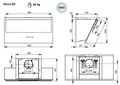 Вытяжка настенная Falmec Verso 85 White CVXN85.E0P2#ZZZF491F cvxn85.e0p2#zzzf491f
