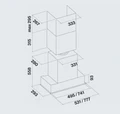 Встраиваемая вытяжка Falmec GRUPPO INCASSO NRS PLUS 70 cgiw70.e27p2#eui490f