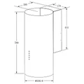 Вытяжка Meferi TUBE35WH ULTRA tube35wh ultra